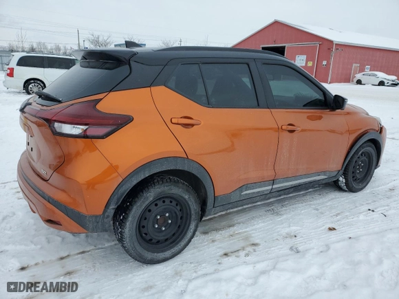 2022 Nissan Kicks SR with VIN 3N1CP5DV0NL502886, listed as a Copart auction lot 88497075 with 47,549 mi miles and Clean Title. Bid and sale history available at carsss.com. Image 3.