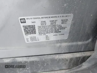 2023 GMC Terrain SLT with VIN 3GKALVEG7PL255230, listed as a IAAI auction lot 41970303 with 30,117 mi miles and . Bid and sale history available at carsss.com. Image 9.