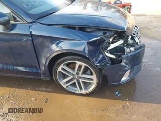 2018 Audi A3 Sedan Premium with VIN WAUAUGFFXJ1022965, listed as a IAAI auction lot 41533808 with 62,212 mi miles. Bid and sale history available at carsss.com. Image 18.
