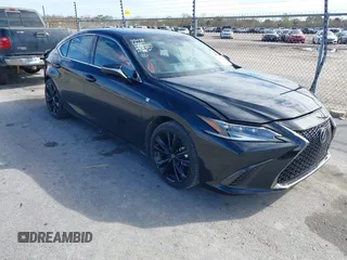 2023 Lexus ES with VIN 58AJZ1B10PU158450, listed as a IAAI auction lot 41345571 with 6,383 mi miles. Bid and sale history available at carsss.com. Image 1.