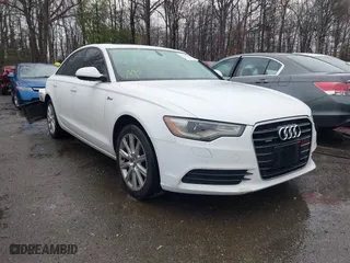 2013 Audi A6 3.0T Premium Plus with VIN WAUGGAFC8DN032850, listed as a IAAI auction lot 41848654 with 183,063 mi miles. Bid and sale history available at carsss.com. Image 1.