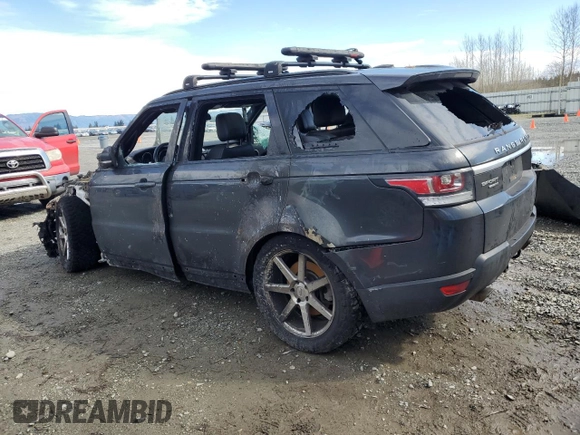 2014 Land Rover Range Rover Sport HSE with VIN SALWR2WF5EA319394, listed as a Copart auction lot 50943535 with 0 mi miles and Salvage Title. Bid and sale history available at carsss.com. Image 2.