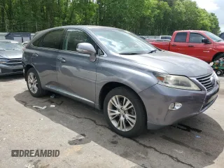 2013 Lexus RX 450h with VIN JTJZB1BA5D2009443, listed as a Copart auction lot 54209145 with 147,308 mi miles and Salvage title. Bid and sale history available at DreamBid. Image 4.