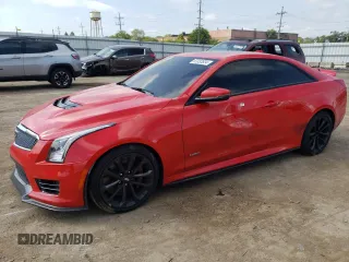 2017 Cadillac ATS-V with VIN 1G6AN1RY3H0119678, listed as a Copart auction lot 67033534 with 13,238 mi miles and Salvage Title. Bid and sale history available at carsss.com. Image 1.