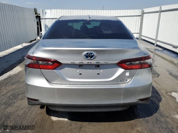 2022 Toyota Camry Hybrid LE with VIN 4T1C31AK6NU575340, listed as a Copart auction lot 47107145 with 51,979 mi miles and Clean Title. Bid and sale history available at carsss.com. Image 6.