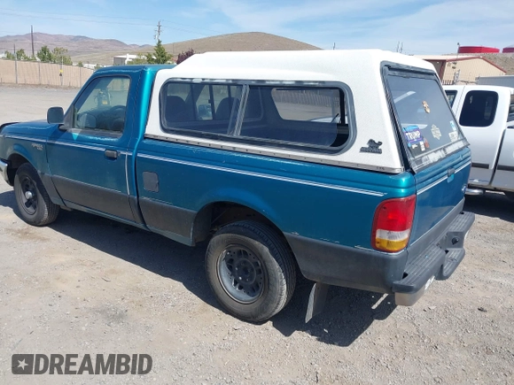 1994 Ford Ranger Splash with VIN 1FTCR10A5RPA45781, listed as a IAAI auction lot 42087365 with 8,369 mi miles. Bid and sale history available at carsss.com. Image 3.
