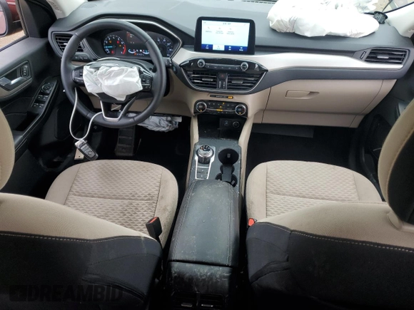 2021 Ford Escape SE z VIN 1FMCU9G6XMUA97492, wystawiony jako Copart lot #59129685 z przebiegiem 27 028 mil mil oraz Szkoda całkowita • Salvage title. Historia ofert i sprzedaży dostępna na DreamBid. Obrazek 8.