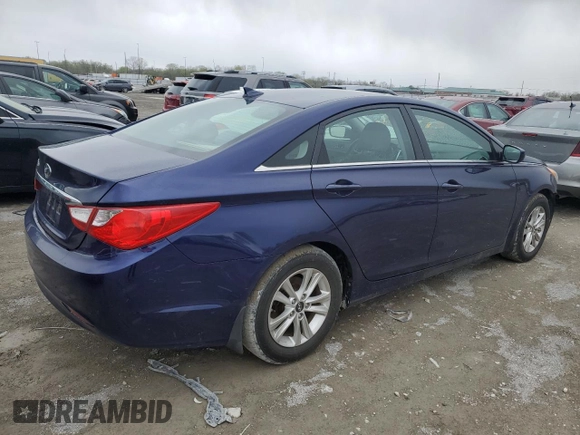 2012 Hyundai Sonata GLS with VIN 5NPEB4AC0CH501171, listed as a Copart auction lot 49035834 with 61,249 mi miles and Salvage Title. Bid and sale history available at carsss.com. Image 3.