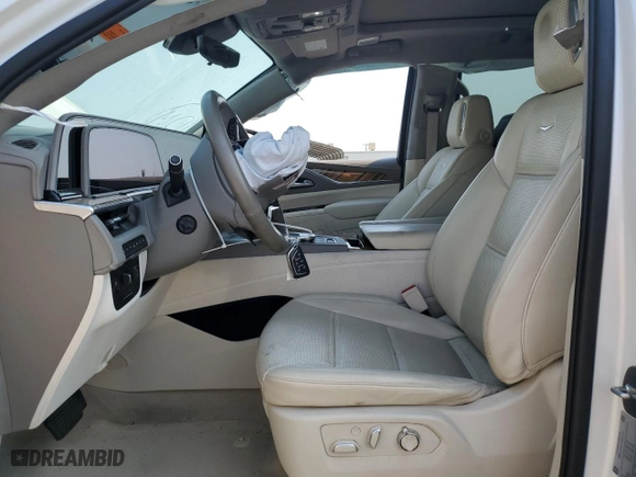 2021 Cadillac Escalade Premium Luxury Platinum with VIN 1GYS4DKL8MR217707, listed as a Copart auction lot 71491894 with 30,091 mi miles and Salvage Title. Bid and sale history available at carsss.com. Image 7.