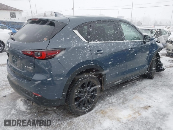 2024 Mazda CX-5 2.5 S Carbon Edition with VIN JM3KFBCL1R0447627, listed as a IAAI auction lot 41491244 with 7,208 mi miles. Bid and sale history available at carsss.com. Image 4.
