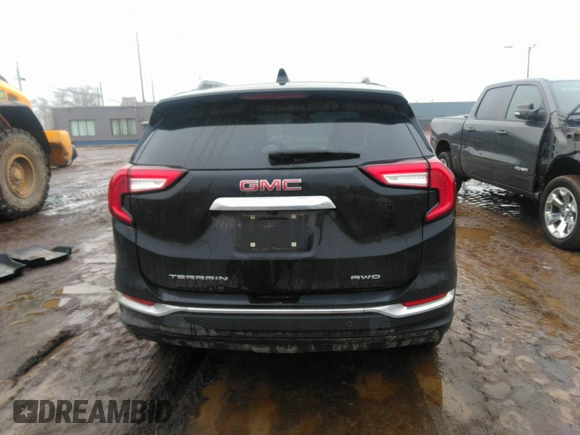 2023 GMC Terrain SLT with VIN 3GKALVEG5PL240709, listed as a IAAI auction lot 41496960 with 22,636 mi miles and . Bid and sale history available at carsss.com. Image 16.