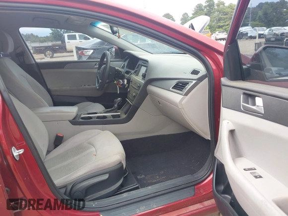 2016 Hyundai Sonata SE with VIN 5NPE24AFXGH424650, listed as a IAAI auction lot 42192639 with 126,632 mi miles and . Bid and sale history available at carsss.com. Image 5.