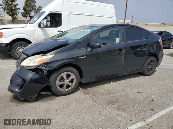 2013 Toyota Prius One with VIN JTDKN3DU4D1696421, listed as a Copart auction lot 55269785 with 235,004 mi miles and Salvage Title. Bid and sale history available at DreamBid. Image 1.