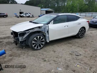 2016 Nissan Maxima Platinum with VIN 1N4AA6AP7GC422619, listed as a Copart auction lot 56565025 with 125,005 mi miles and Salvage title. Bid and sale history available at DreamBid. Image 1.