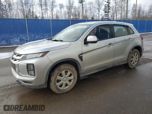 2020 Mitsubishi Outlander Sport ES with VIN JA4AH3AU8LU602684, listed as a Copart auction lot 88393425 with 58,942 mi miles and Salvage title. Bid and sale history available at DreamBid. Image 1.