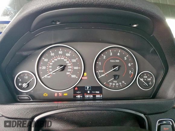 2016 BMW 3 Series 328i with VIN WBA8E9C59GK647587, listed as a Copart auction lot 60815225 with 130,126 mi miles and Clean title. Bid and sale history available at DreamBid. Image 9.