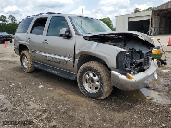 2002 GMC Yukon SLT with VIN 1GKEC13Z22R158811, listed as a Copart auction lot 74568464 with 0 mi miles and Salvage Title. Bid and sale history available at carsss.com. Image 4.