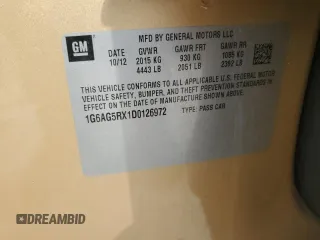 2013 Cadillac ATS с VIN 1G6AG5RX1D0126972, выставлен на аукционе Copart как лот 66549515 с пробегом 169 562 миль миль и Чистый • Clean title. История ставок и продаж доступна на DreamBid. Изображение 12.