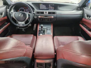 2015 Lexus GS 350 with VIN JTHCE1BL4FA000760, listed as a Copart auction lot 60535055 with 89,070 mi miles and Salvage title. Bid and sale history available at DreamBid. Image 8.