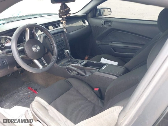 2014 Ford Mustang V6 with VIN 1ZVBP8AM3E5217165, listed as a IAAI auction lot 39801387 with 108,505 mi miles. Bid and sale history available at carsss.com. Image 5.
