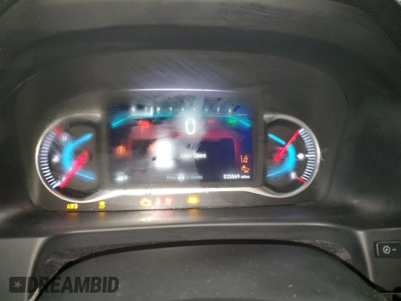 2021 Honda Pilot EX-L with VIN 5FNYF6H53MB095651, listed as a Copart auction lot 43171055 with 35,869 mi miles and Salvage Title. Bid and sale history available at DreamBid. Image 9.