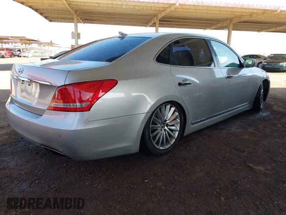 2014 Hyundai Equus Signature with VIN KMHGH4JH6EU080127, listed as a IAAI auction lot 41988215 with 94,349 mi miles and . Bid and sale history available at DreamBid. Image 4.