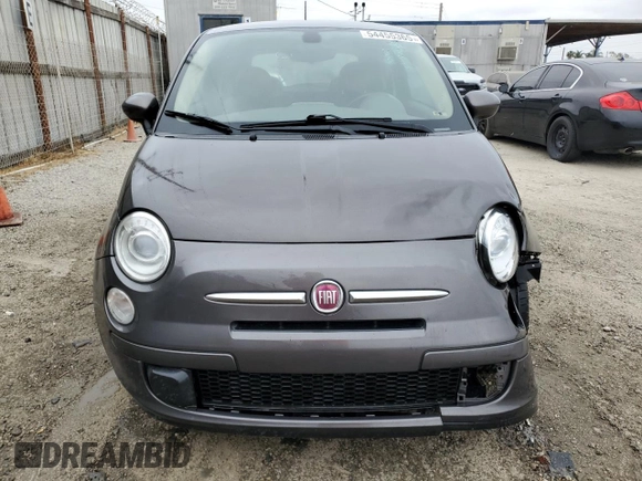 2017 FIAT 500 Pop with VIN 3C3CFFKR7HT535856, listed as a Copart auction lot 54455365 with 215,098 mi miles and Clean Title. Bid and sale history available at carsss.com. Image 5.