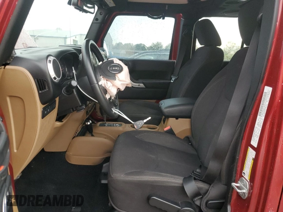 2013 Jeep Wrangler Unlimited Rubicon with VIN 1C4HJWFG6DL565462, listed as a Copart auction lot 51333785 with 113,601 mi miles and Salvage title. Bid and sale history available at DreamBid. Image 7.