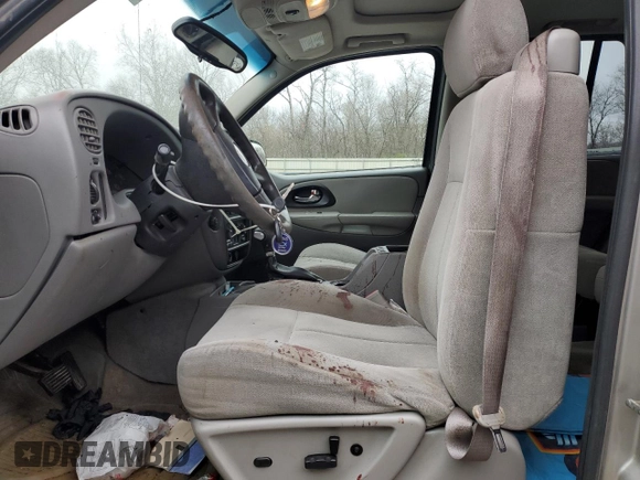 2007 Chevrolet TrailBlazer LS with VIN 1GNDT13S872161973, listed as a Copart auction lot 52760045 with 245,313 mi miles and Salvage Title. Bid and sale history available at carsss.com. Image 7.