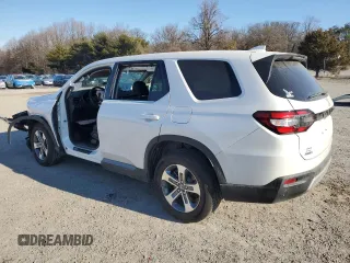 2025 Honda Pilot EX-L with VIN 5FNYG1H49SB016651, listed as a Copart auction lot 43336555 with 0 mi miles and Salvage Title. Bid and sale history available at carsss.com. Image 2.