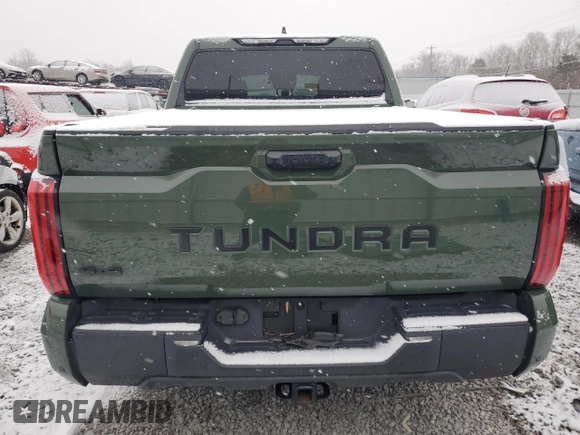 2022 Toyota Tundra 4WD SR5 with VIN 5TFLA5DB0NX055808, listed as a Copart auction lot 44607375 with 41,653 mi miles and Salvage Title. Bid and sale history available at carsss.com. Image 6.