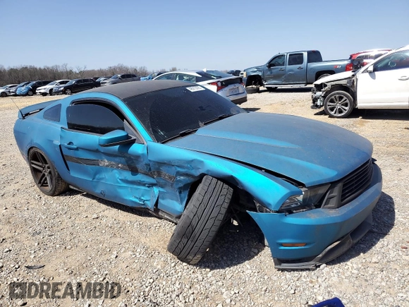 2012 Ford Mustang GT Premium with VIN 1ZVBP8CF7C5248558, listed as a Copart auction lot 48915095 with 131,044 mi miles and Clean Title. Bid and sale history available at DreamBid. Image 4.