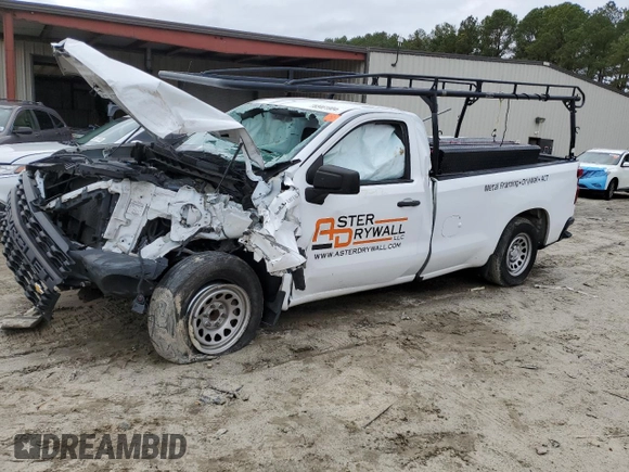 2020 Chevrolet Silverado 1500 Work Truck with VIN 3GCNWAEH9LG211402, listed as a Copart auction lot 83461904 with Not Provided miles and Salvage Title. Bid and sale history available at DreamBid. Image 1.