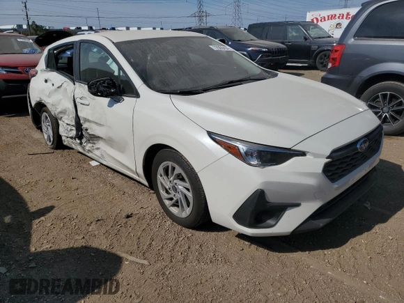 2024 Subaru Impreza with VIN JF1GUABC1R8266051, listed as a Copart auction lot 72386454 with 6,588 mi miles and Salvage Title. Bid and sale history available at carsss.com. Image 4.