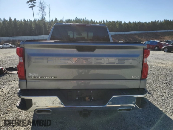 2024 Chevrolet Silverado 1500 LTZ with VIN 1GCUDGE81RZ243550, listed as a Copart auction lot 83955354 with 15,828 mi miles and Salvage Title. Bid and sale history available at DreamBid. Image 6.