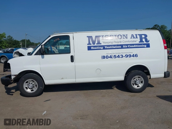 2017 Chevrolet Express Cargo with VIN 1GCWGAFF9H1286007, listed as a IAAI auction lot 42583430 with 257,665 mi miles and . Bid and sale history available at DreamBid. Image 14.