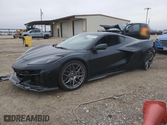 2024 Chevrolet Corvette 1LZ with VIN 1G1YD2D33R5609258, listed as a Copart auction lot 88055455 with 2,151 mi miles and Salvage Title. Bid and sale history available at DreamBid. Image 1.