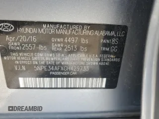 2016 Hyundai Sonata Sport z VIN 5NPE34AFXGH429733, wystawiony jako Copart lot #55796575 z przebiegiem 99 253 mil mil oraz Czysty tytuł • Clean title. Historia ofert i sprzedaży dostępna na DreamBid. Obrazek 13.