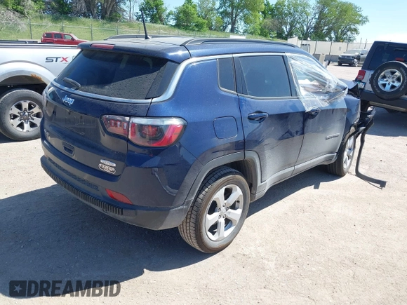 2018 Jeep Compass Latitude с VIN 3C4NJDBB1JT321011, выставлен на аукционе IAAI как лот 42282212 с пробегом 58 402 миль миль и . История ставок и продаж доступна на DreamBid. Изображение 4.