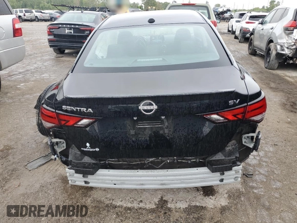 2024 Nissan Sentra SV with VIN 3N1AB8CV6RY219345, listed as a Copart auction lot 66900794 with 17,926 mi miles and Salvage title. Bid and sale history available at DreamBid. Image 6.