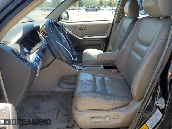 2003 Toyota Highlander z VIN JTEGF21A430075204, wystawiony jako Copart lot #57461935 z przebiegiem 267 331 mil mil oraz Szkoda całkowita • Salvage title. Historia ofert i sprzedaży dostępna na DreamBid. Obrazek 7.