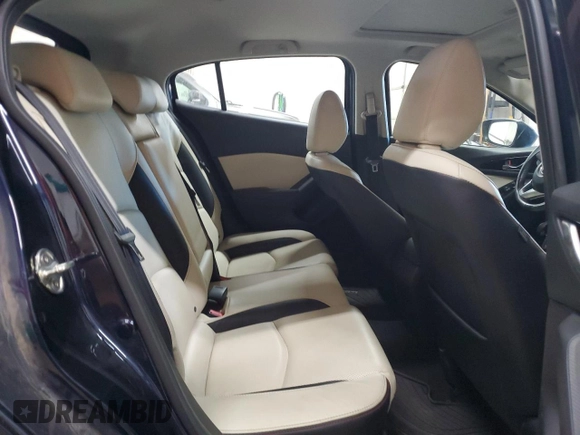 2015 Mazda 3 S Grand Touring with VIN JM1BM1M37F1255707, listed as a Copart auction lot 50384255 with 92,111 mi miles and Salvage Title. Bid and sale history available at DreamBid. Image 10.