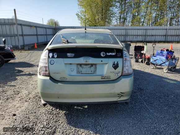 2007 Toyota Prius with VIN JTDKB20U273284998, listed as a Copart auction lot 53613225 with 225,996 mi miles and Clean Title. Bid and sale history available at carsss.com. Image 6.