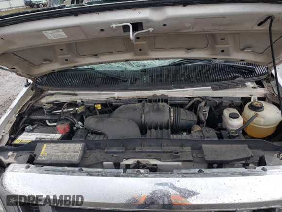 2009 Ford Econoline Cargo Commercial with VIN 1FTNE14W69DA78011, listed as a Copart auction lot 52593765 with 29,787 mi miles and Salvage Title. Bid and sale history available at DreamBid. Image 13.