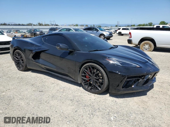 2022 Chevrolet Corvette 1LT with VIN 1G1YA2D49N5103512, listed as a Copart auction lot 54612185 with 18,479 mi miles and Salvage title. Bid and sale history available at DreamBid. Image 4.