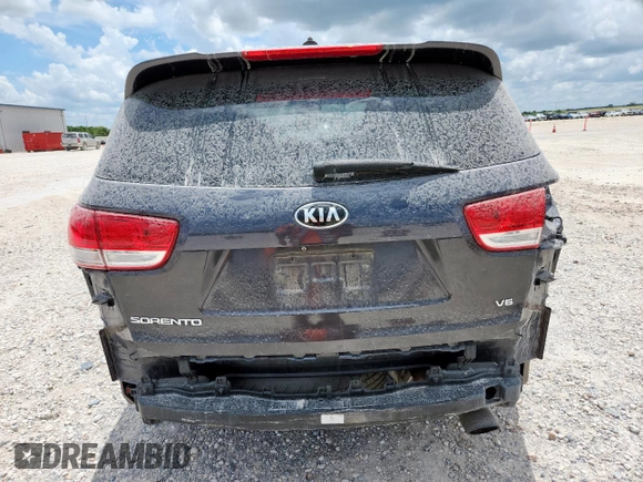2017 Kia Sorento LX with VIN 5XYPG4A54HG223126, listed as a Copart auction lot 62407715 with 107,857 mi miles and Salvage title. Bid and sale history available at DreamBid. Image 6.