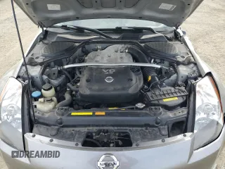 2004 Nissan 350Z Enthusiast with VIN JN1AZ36D74T110685, listed as a Copart auction lot 54630875 with 130,935 mi miles and Salvage Title. Bid and sale history available at DreamBid. Image 11.