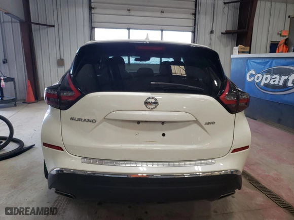 2021 Nissan Murano S with VIN 5N1AZ2AS7MC125308, listed as a Copart auction lot 75394454 with 23,691 mi miles and Non Repairable. Bid and sale history available at carsss.com. Image 6.