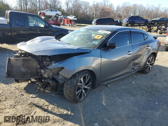 2016 Nissan Maxima S with VIN 1N4AA6AP7GC392389, listed as a Copart auction lot 49552115 with 99,863 mi miles and Salvage Title. Bid and sale history available at DreamBid. Image 1.