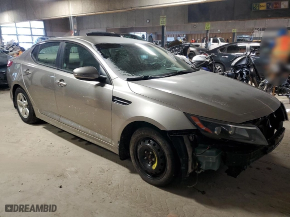 2015 Kia Optima LX with VIN KNAGM4A7XF5539983, listed as a Copart auction lot 88523145 with 126,129 mi miles and Salvage Title. Bid and sale history available at carsss.com. Image 4.